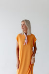 Isa Dress in Citrus Orange