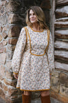 Aspen Quilted Dress in Creme