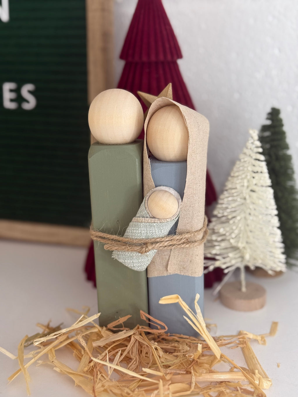 Wooden Nativity Set