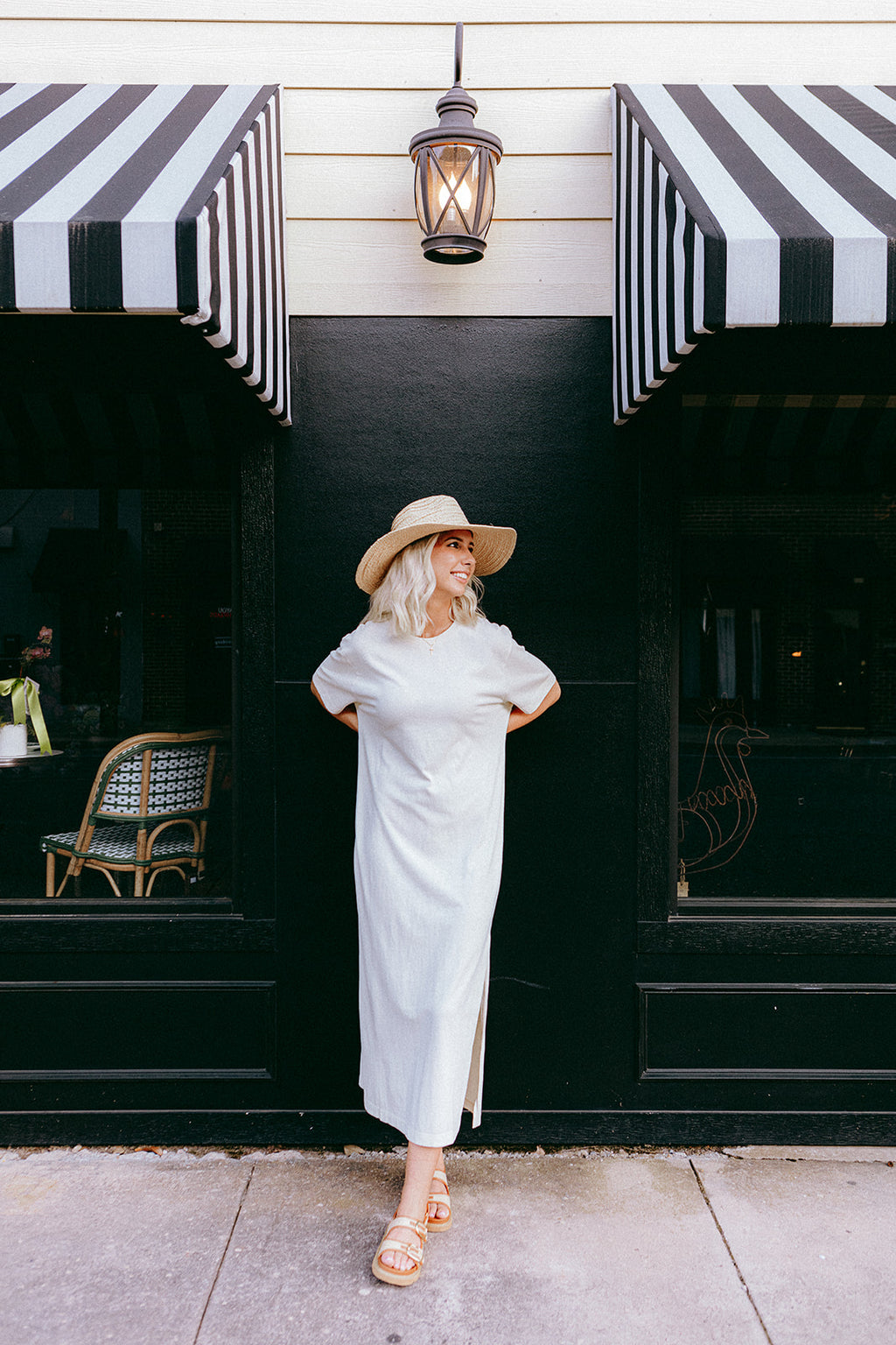 Nolyn Tshirt Dress in alpaca