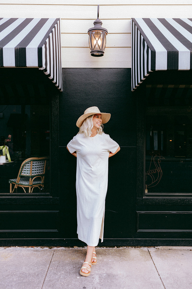Nolyn Tshirt Dress in alpaca