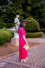 Audrey Dress in Fuchsia