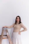 Delphine Layering Top in Mocha