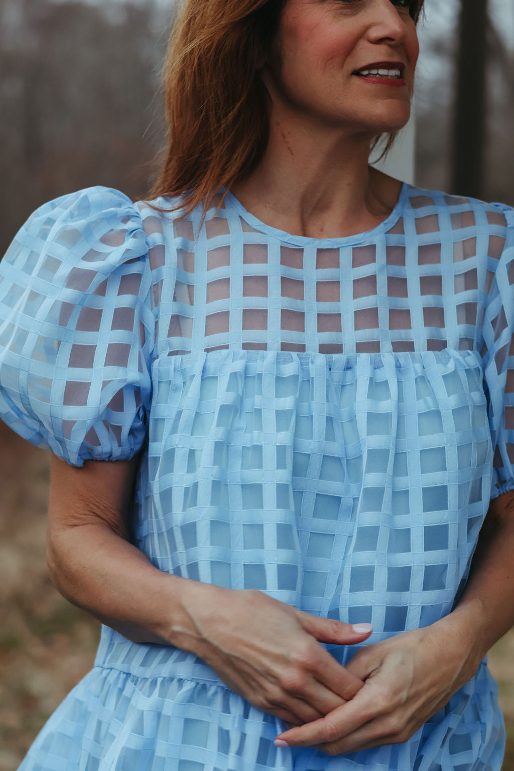 Mae Dress in Blue