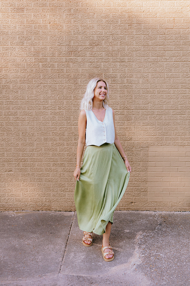 Maren Linen vest