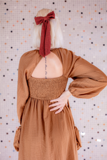 Brea Dress in Butterscotch