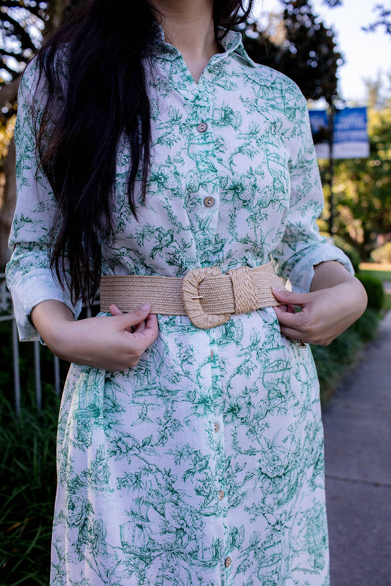 Perry Raffia Belt