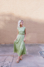 Willow set in Matcha green