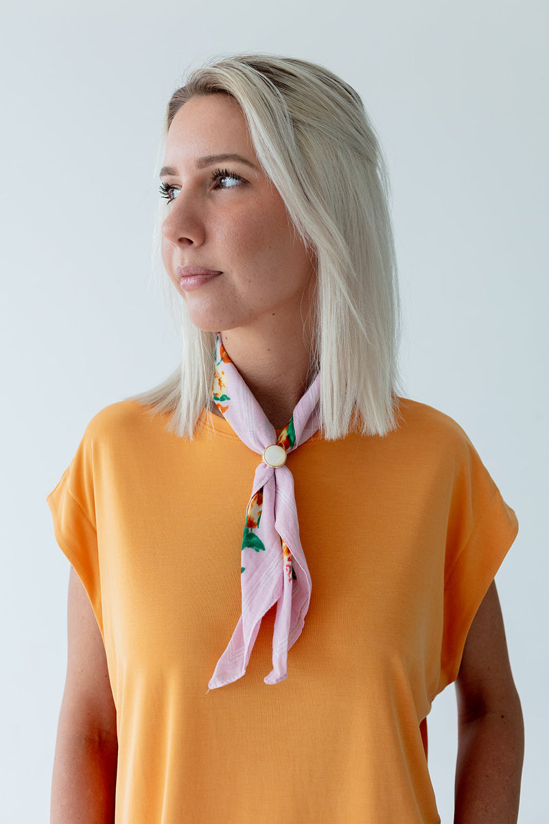 Isa Dress in Citrus Orange