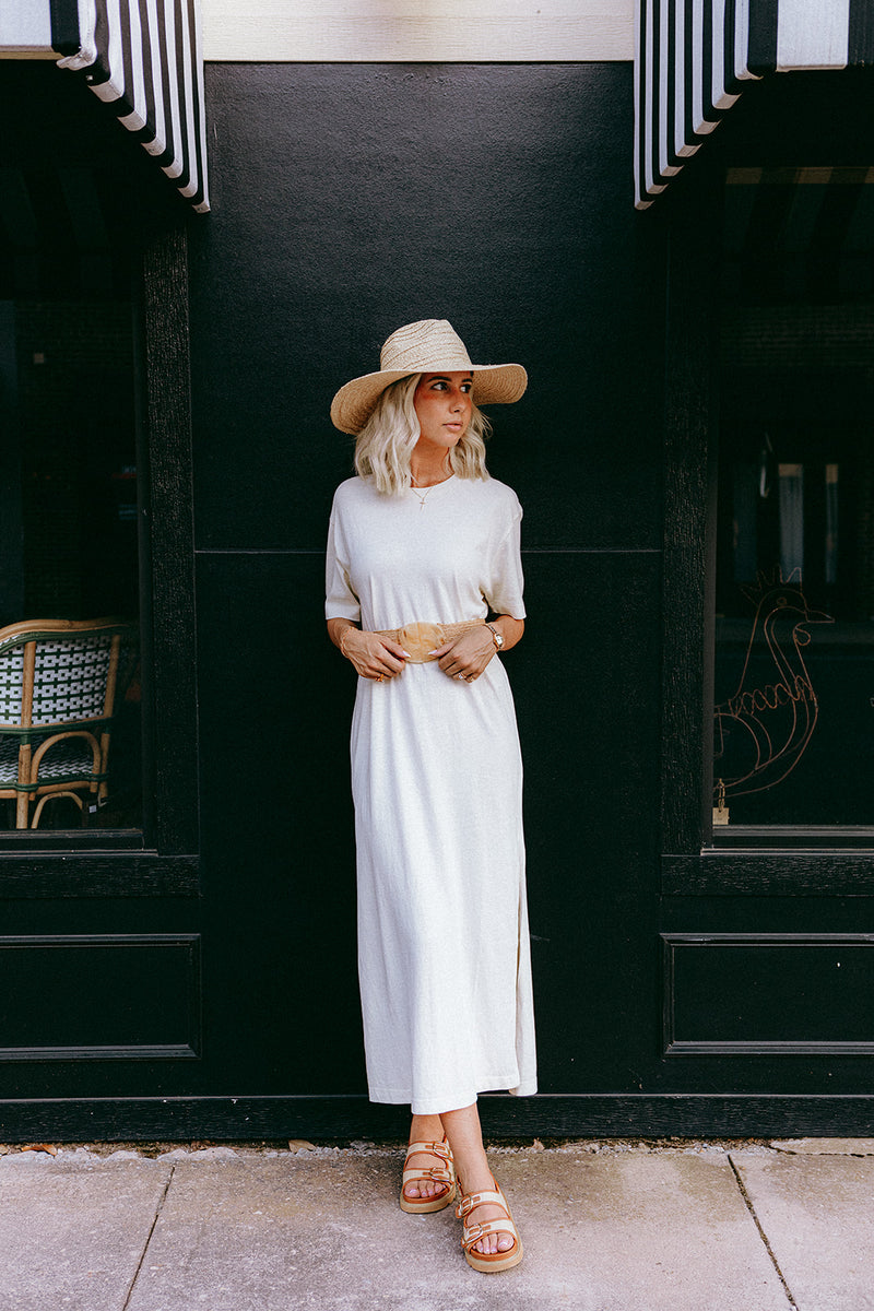 Nolyn Tshirt Dress in alpaca