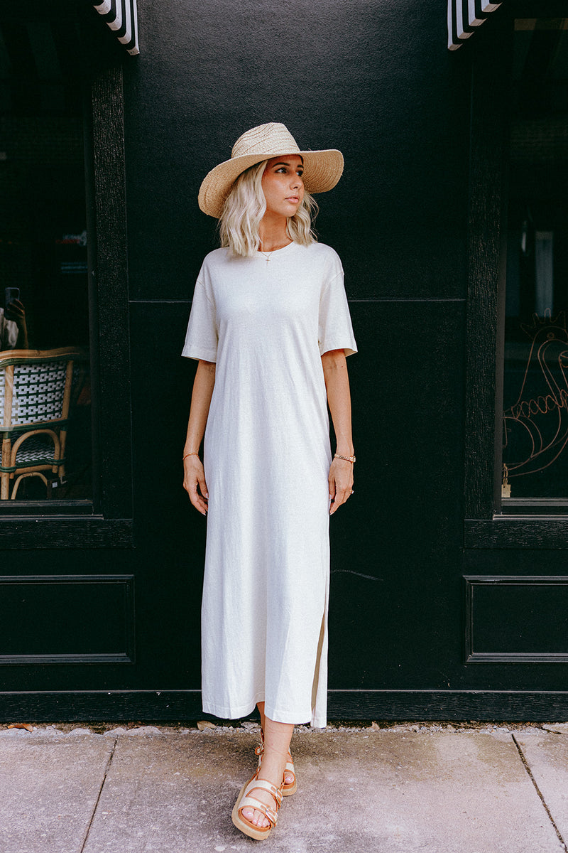Nolyn Tshirt Dress in alpaca