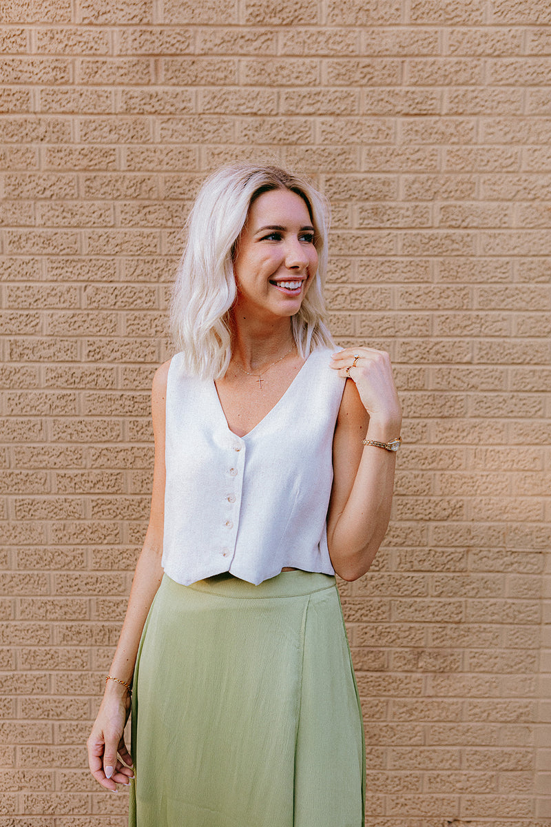 Maren Linen vest