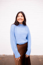 Luna Sweater in Baby Blue