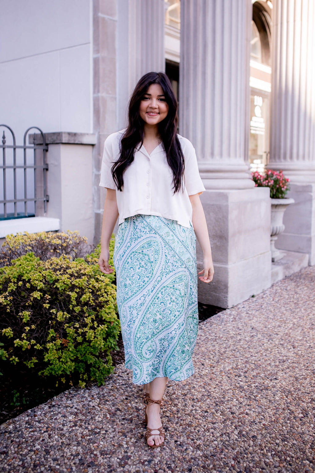 Alise Blouse in Champagne