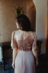 *RESTOCKED* Athena Sequined Dress in Rose Gold