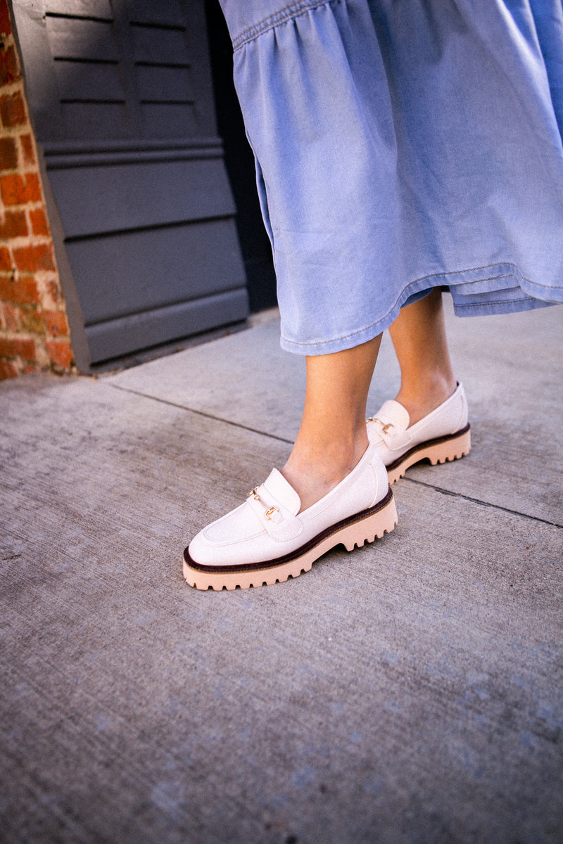 Camila Loafers in Ivory