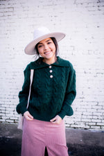 Julia Sweater in Emerald