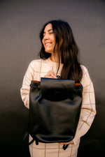 Julisa Backpack in Black Leather