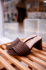Kerstin Eco-Friendly Heels in Chocolate